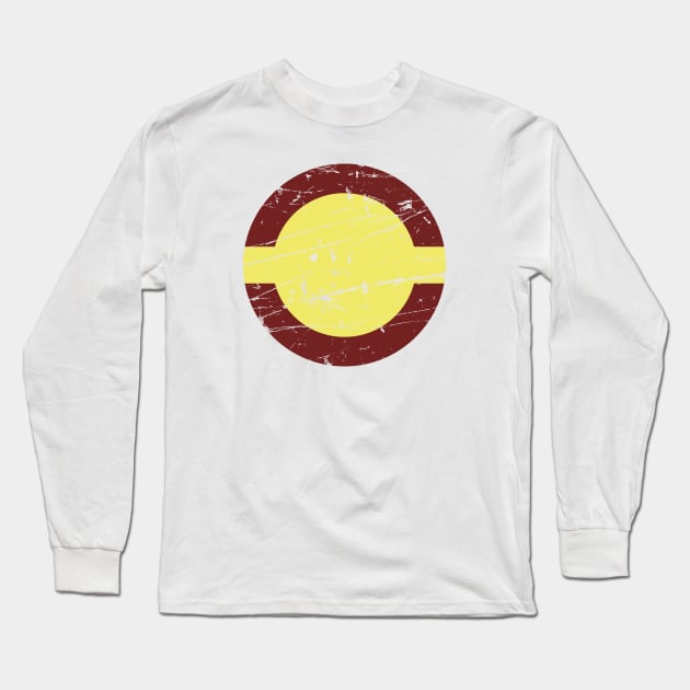 Republic Navy Long Sleeve T-Shirt by Stefaan